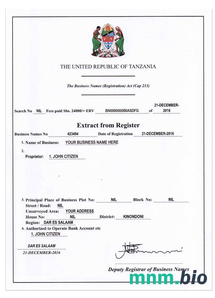 TANZANIA business registration wersja2